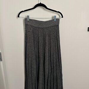 Massimo Dutti pleated maxi skirt